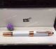 Fake Mont blanc J F K White and Rose Gold Clip Rollerball Pen (2)_th.jpg